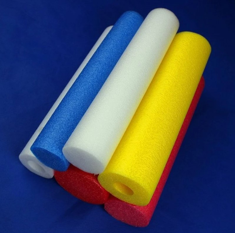 EPE Foam Tubes – Closed Cell EPE Foam Tubes for Packaging, Pipe Insulation and Product Protection, Lightweight Cushioning, Moisture Resistant, Easy to Cut, Various Sizes Available